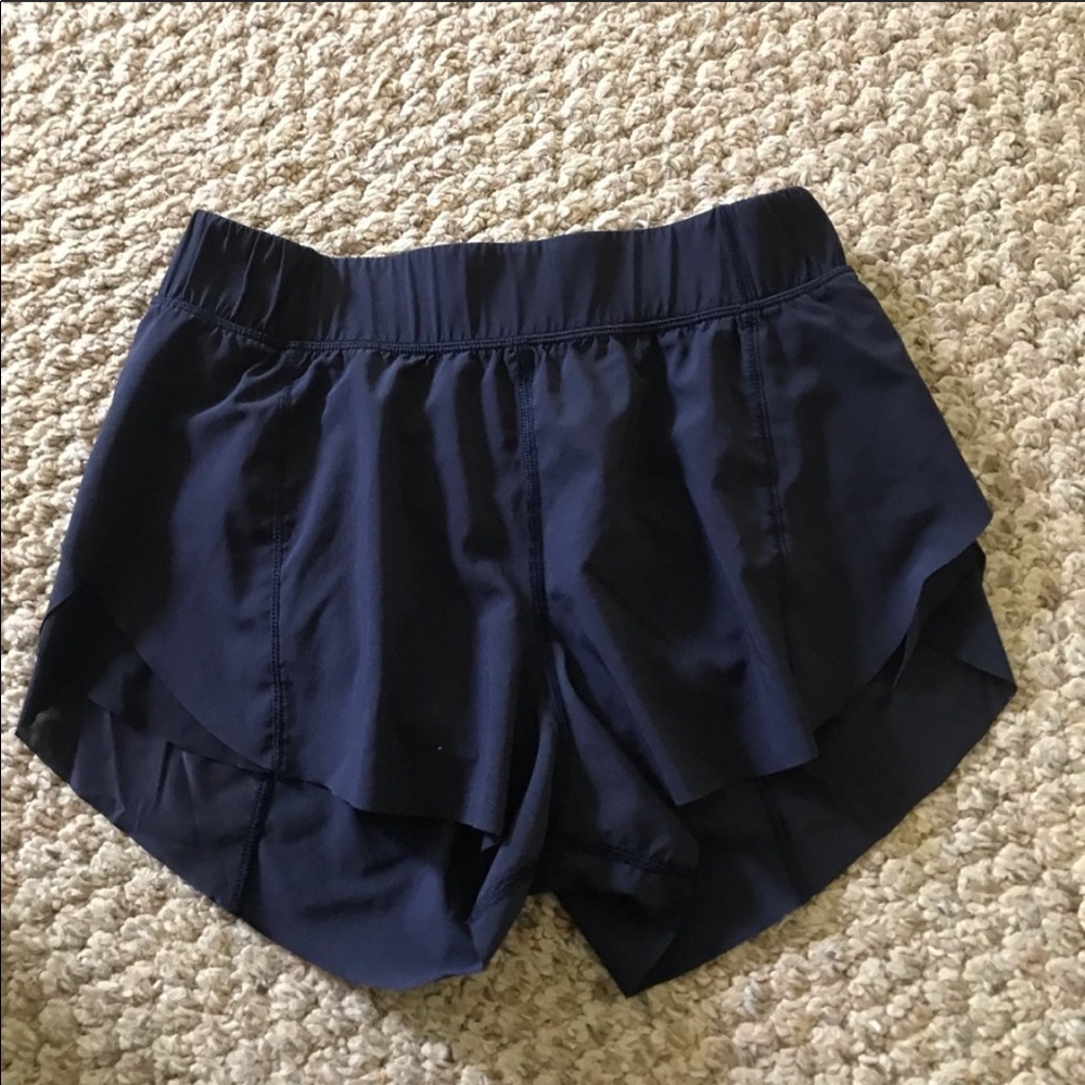 Navy blue lululemon shorts